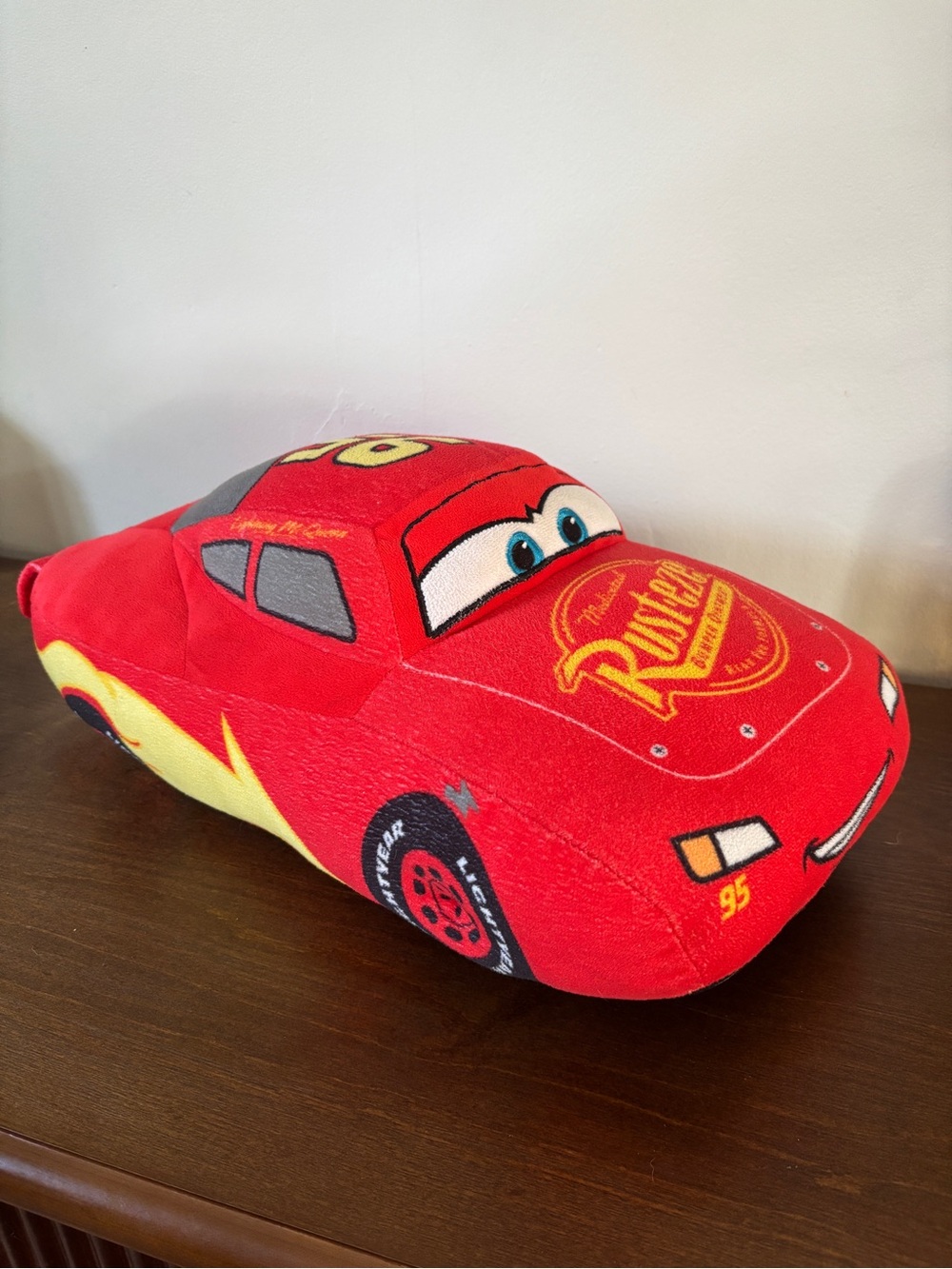 Disney Pixar Cars 3 Lighting McQueen Pillow Plush  17"